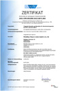 Zertifikat Tragende Bauteile Und Bausätze Für Aluminiumtragwerke Bis EXC1